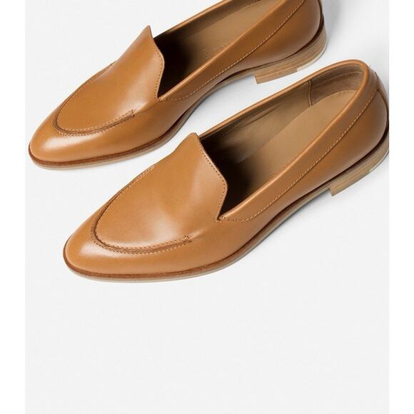Everlane The Italian Leather Modern Loafers Tan Brown Slip-On Flats Size 7.5 US - Picture 10 of 10